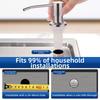 304 Stainless Steel Detergent Dispenser Refillable Soap Press Pump  Kitchen Sink Accessories