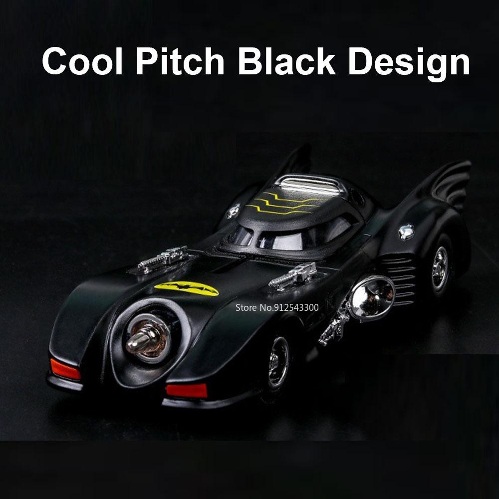 1/38 Alloy Batmobile Toy Car Model Alloy Diecast with Pull Back Sound Light Model Vehicles Collection Toy for Boy Birthday Gifts