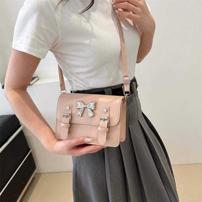 Retro and Fashionable Small Bag Women's Bag New Trendy and Fashionable Casual Handbag One-shoulder Crossbody Small Square Bag