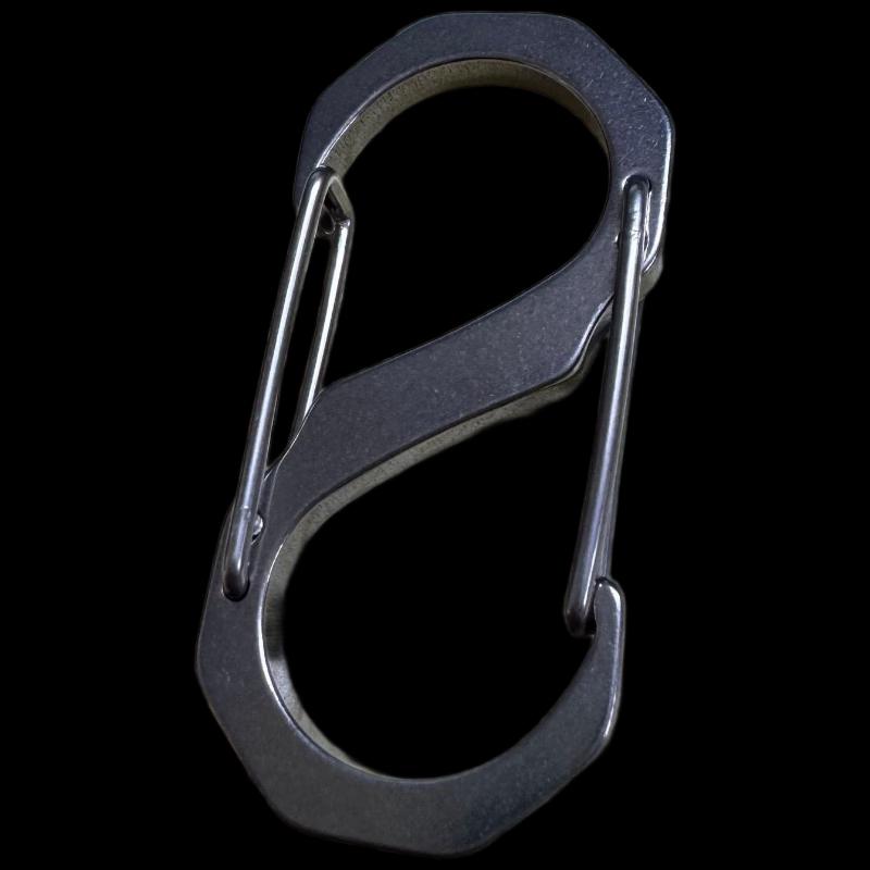 304 Stainless Steel S-Type Dual-Gate Utility Carabiners