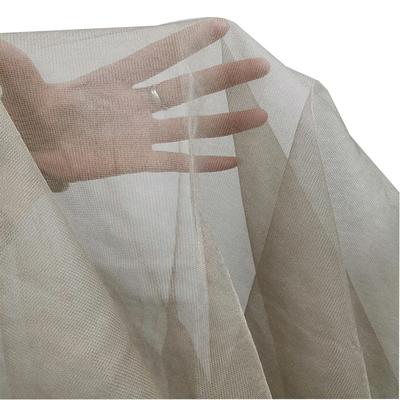 67x150cm 5G Wifi Blocking EMF EMI RF RFID Shielding Silver Fiber Mesh Fabric Conductive Anti Radiation Protector Mosquito Net