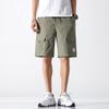 Summer Men's Workwear Five Quarter Pants, Loose, Casual, Versatile, Thin, Multi Pocket Quick Drying Shorts