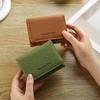 High-End Compact Student Wallet: Slim Three-Fold Coin Purse, Multifunctional & Stylish