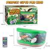 Dinosaur Terrarium Kit Gifts for Kids - DIY Night Light Up with Remote - Dinosaur Toys Arts and Crafts for Boys Fun Christmas Birthday Gifts for Ages