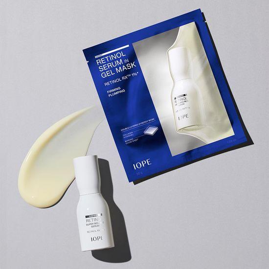 Iope Retinol Serum In Gel Mask 5-pack