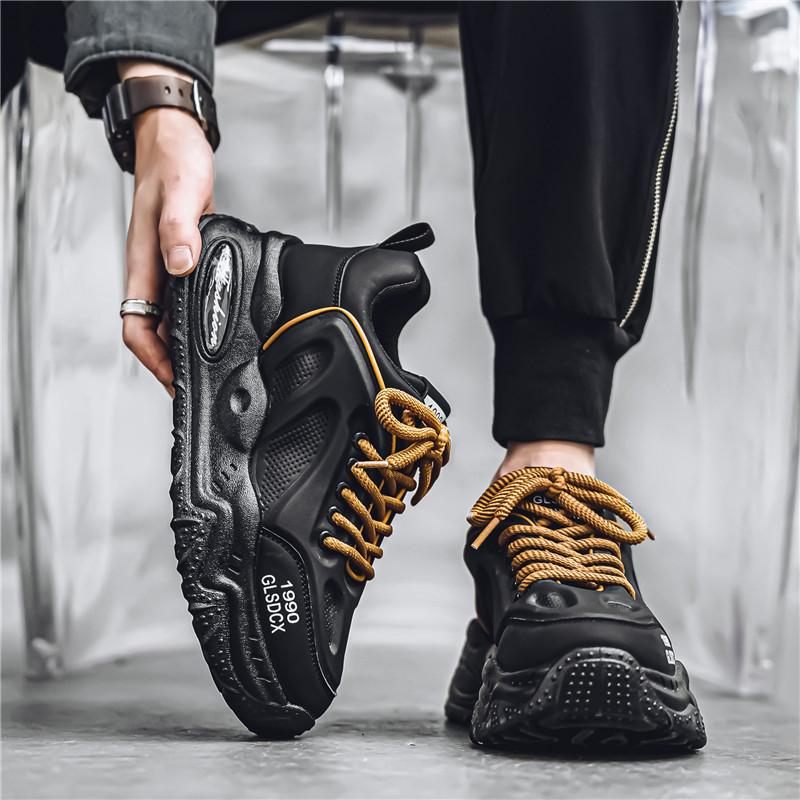 Spring and Autumn breathable dad shoes casual shoes thick-soled inner height-increasing sports tide shoes