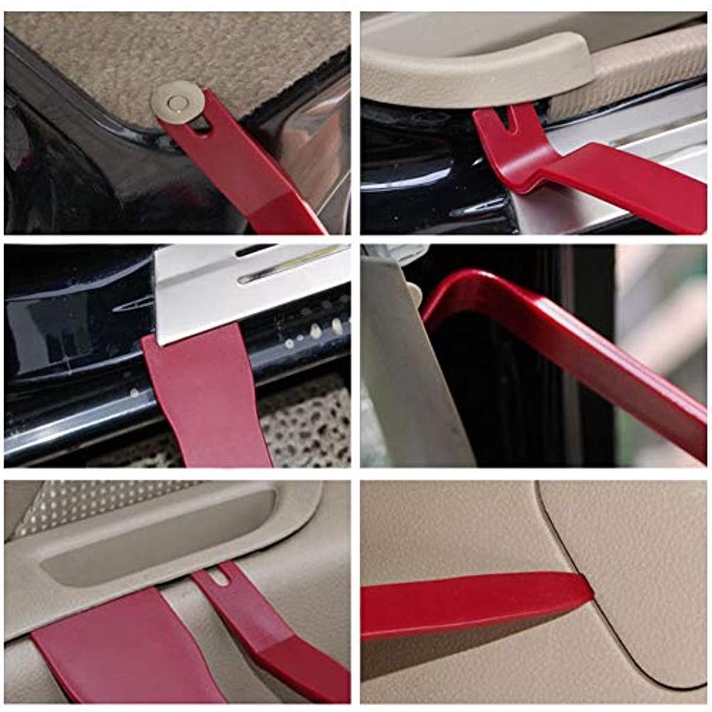 Narzędzia do demontażu samochodów 13-częściowy zestaw klinów do tapicerki samochodowej do panelu drzwi otwieracz deski rozdzielczej naprawa samochodów narzędzie do usuwania audio radio cd głośnik