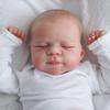 48 CM Soft Silicone Asleep Lifelike Reborn Baby Doll with 3D Skin With Visible Veins Toy For Girl Cloth Body Kid Art Bebe