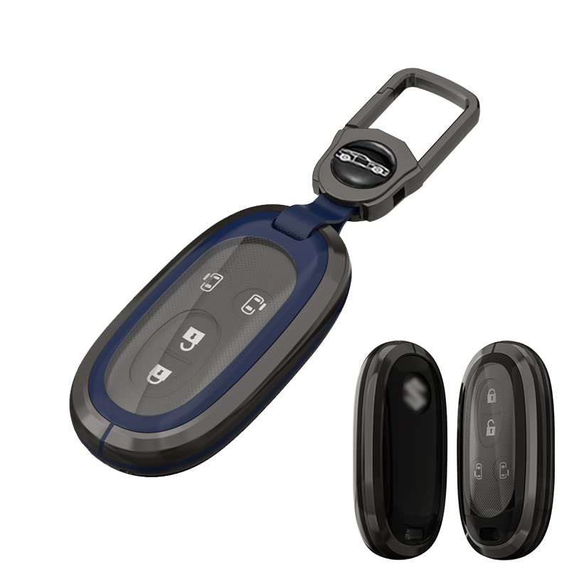 

XRise, Совместимый с чехлом для ключа Suzuki, Сборный чехол для ключа из ТПУ, Цинковый металл, Сумка для ключа, синий