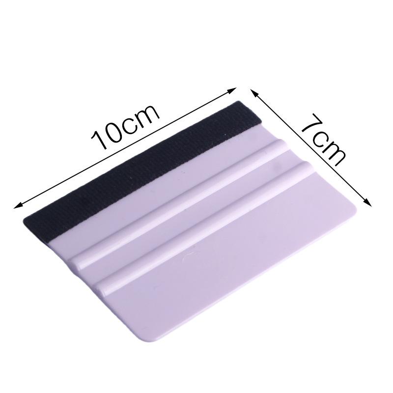 Transparente Autofolie Werkzeug - Unsichtbarer Folienrakel mit Tuch für Farbwechsel