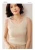 Casual Double V-Neck Cashmere Vest - Loose, Comfortable Fit, Ready-to-Wear, Warm for Autumn/Winter, Versatile Everyday Style