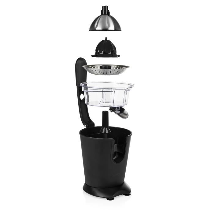 Presse-agrumes Princess 201853 – Levier Professionnel – Collection Inox Noir