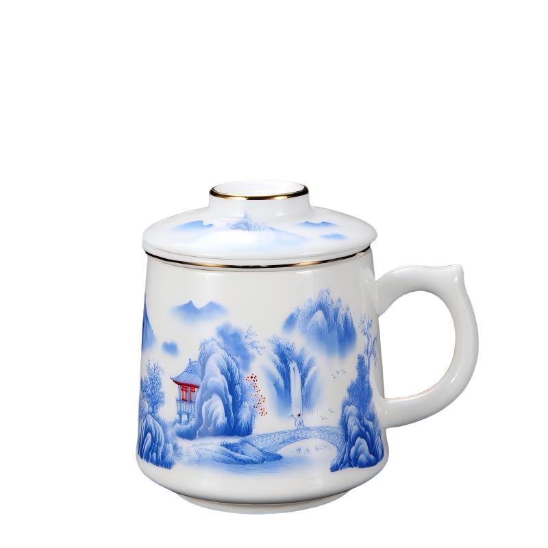 Shangqi Ceramic Teacup with Lid