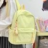 Schoolbagins style student schoolbag women's new high-value fresh and sweet candy-colored bow backpack lightweight backpack