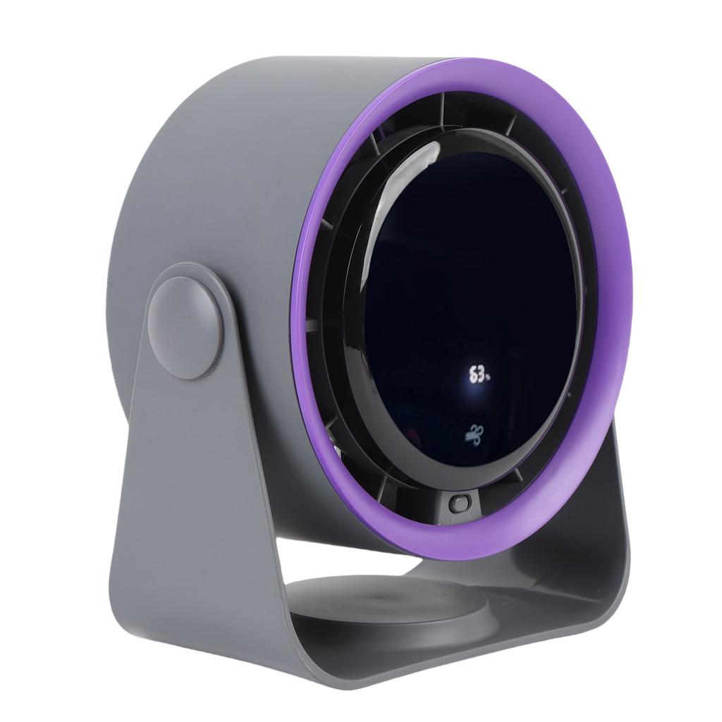 Desk Fan Quiet Digital Display 100 Speeds 3000mAh Battery Operated Rechargeable USB Desk Fan for Office Bedroom Travel