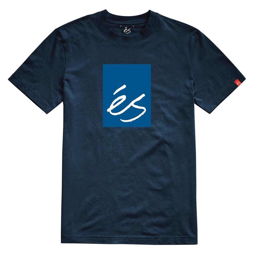 Camiseta Skateboard Bloque Principal Azul Marino