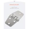 Alastin 4Pcs Door Hinges Marine Grade 316 Stainless Steel Hinge for Boat Window Hinges Marine Hardware 76*38mm