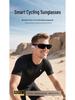 QY-pro03 Bluetooth Cycling Glasses: Outdoor Sports Smart Glasses with Anti-UV Protection and Music/Call Features