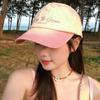 Gradient Color Sunscreen Hat American Retro Peaked Cap Sweet Baseball Cap  Couple