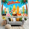 2D Printing Hello Summer Beach Backdrop for Kids & Studio Shoots
