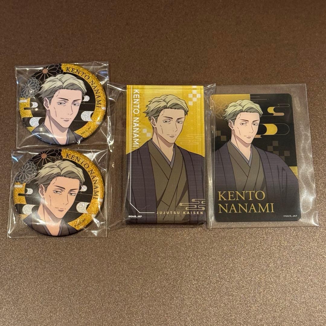 Used Jujutsu Kaisen Kento Nanami TSUTAYA Can Badge Acrylic Block Acrylic Card