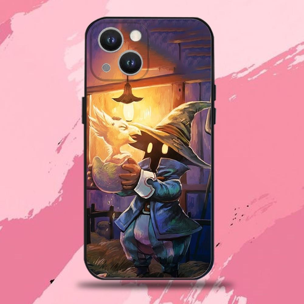 M-Moogle Final F-Fantasy Phone Case For iPhone 16,15,14,13,12,11 Plus,Pro Max,XS,X,XR,SE,Mini,8,7,Soft Silicone Black Cover