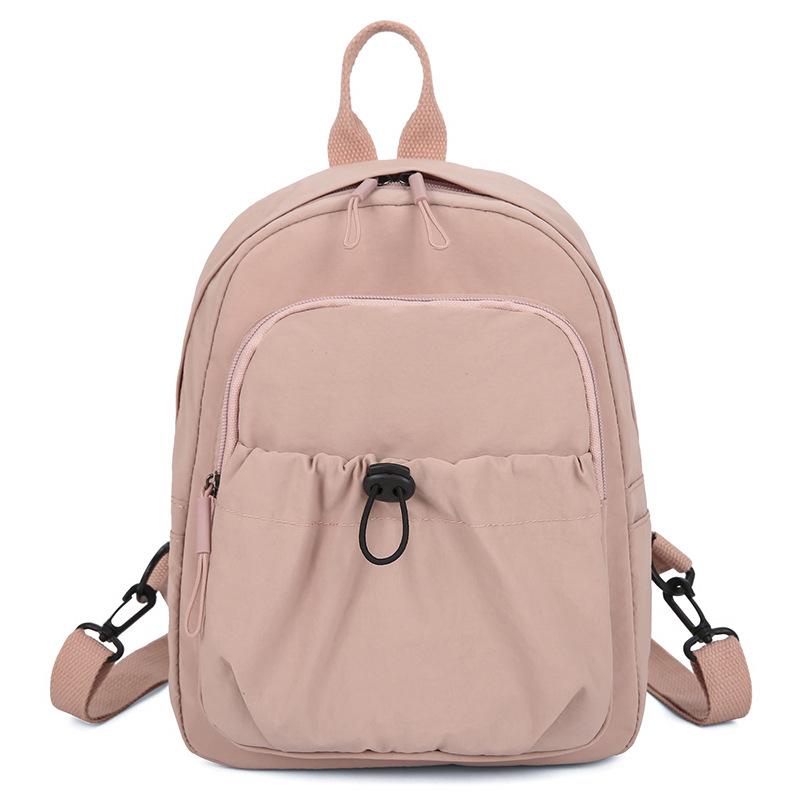 Schoolbag Student Backpack 1011 Autumn New Large Capacity Nylon Bag Casual Simple Backpack College Student Travel Bag