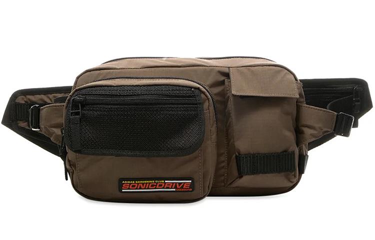Adidas Consortium Nylon Fabric Fanny Pack Regular Unisex Brown FQ3401