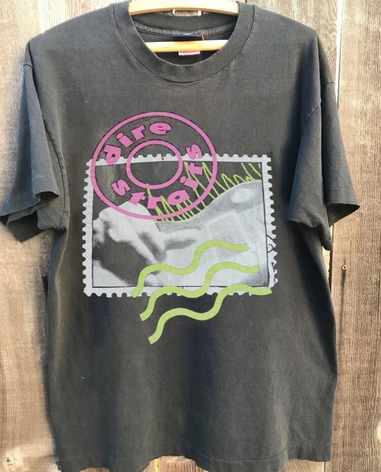 Dire Straits Shirt Dire Straits Charcoal T-shirt Unisex S-5XL VN1627 Unisex T-Shirt XL