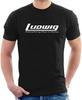 Ludwig Men T Shirt Drums Drummer S36 Black