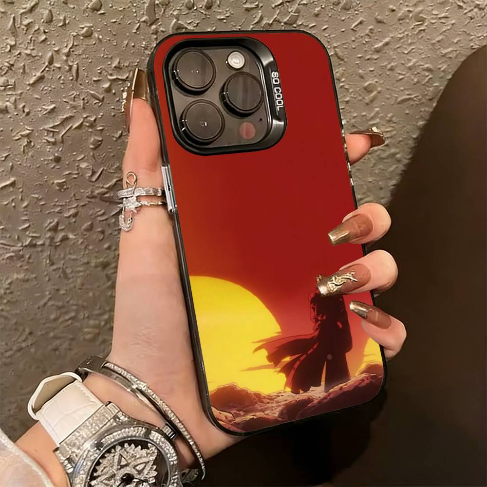 

Anime C-Cool Trigun Stampede Phone Case For iPhone 17,16,15,14,13,12,11 Plus,Pro Max,XS,Colorful Silver Phone case Funda Cover iPhone13PROMAX
