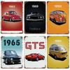 80er GTI Sport Oldtimer Oldtimer Dekoration Metall Blechschild Plakette Garage Man Cave Wohnzimmer Heim Wandkunst Poster Schilder