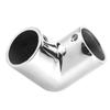 Boat Pipe Connector Marine Yacht 90° Elbow Tube Joint Stainless Steel Hand Rail Fitting