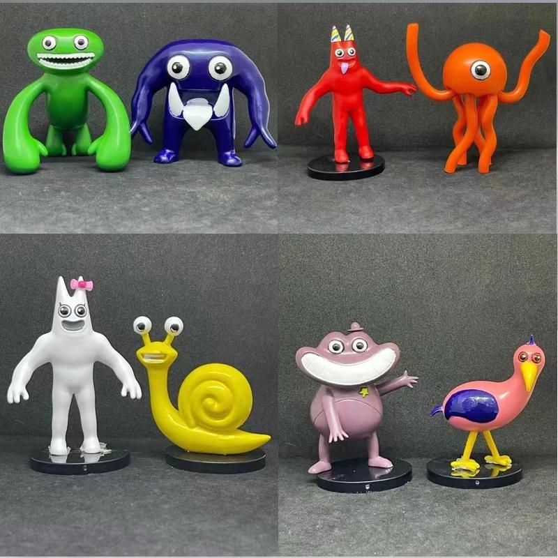 New 9Pcs/Set Garten Of Banban Action Figure Toys Pvc Game Nabnab Hunter Tim Silent Steve Plushies Dolls Children Birthday Gifts