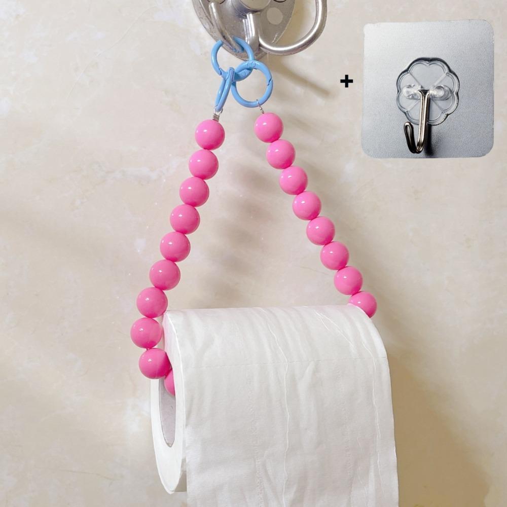 

Дофамин Подвесной Держатель для салфеток с бусинами Настенный Домашние аксессуары Ванная розовый