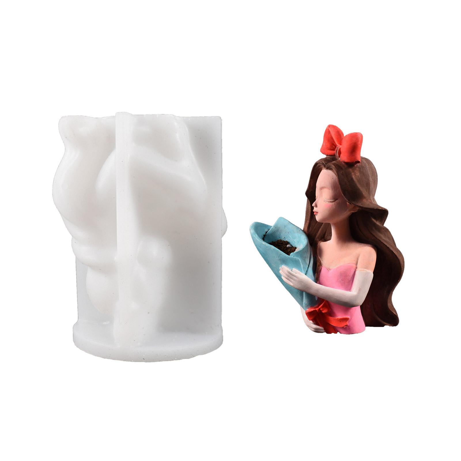 

Кашпо для растений Силиконовая форма Многофункциональные формы для посадки суккулентов Силиконовая текстура Подходит для любителей рукоделия белый