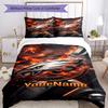 Philadelphia Eagles Customize Your Name Bedding Set Breathable Duvet Cover With Pillowcases Decorative Bed Linen For Bedroom Home Decoration Birthday 