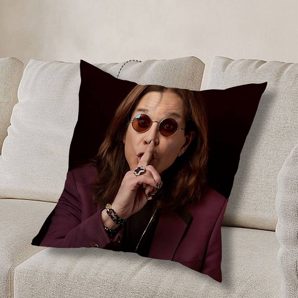 Horký kapela O-Ozzy OsbourneS Povlak na polštář Pohovka Obývací pokoj Ložnice Čelo postele Opěrka Zadní polštář Čtvercový polštář Čas na zdřímnutí