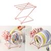 Hair Accessories Foldable Display Rack Multifunctional Women Headband Desktop Storage Rack Vertical Display Shelf Decors