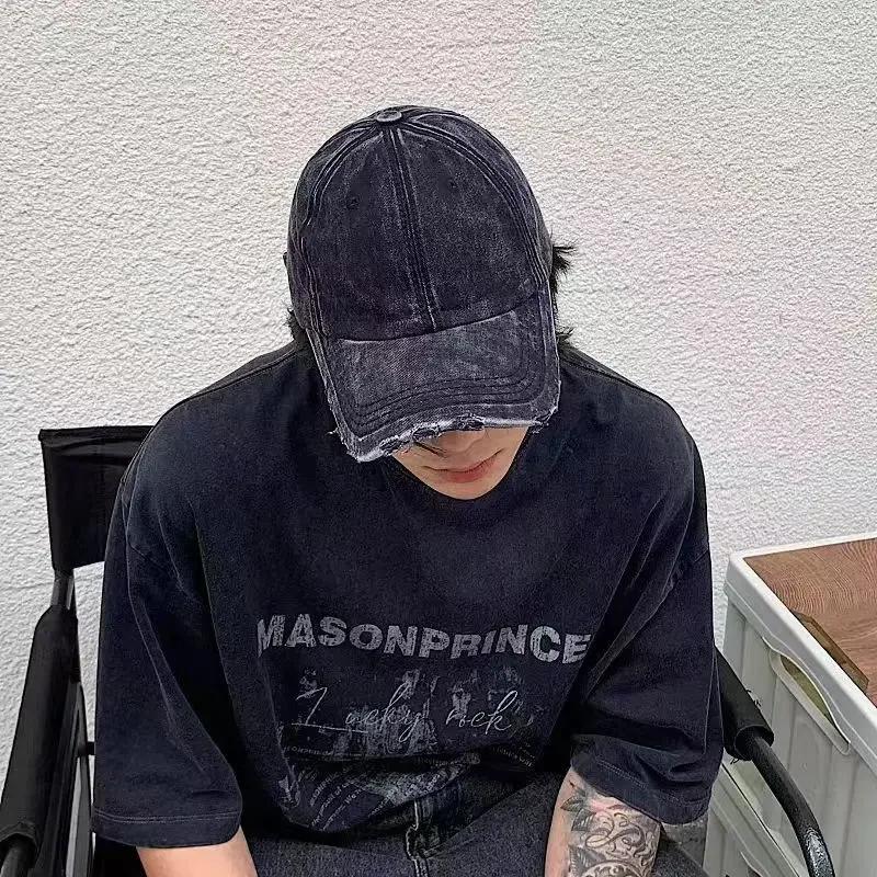 Japanese New Washed Denim Baseball Caps Men Women Snapback Spring Autumn Sports Solid Color Hip Hop Cap Sun Hat