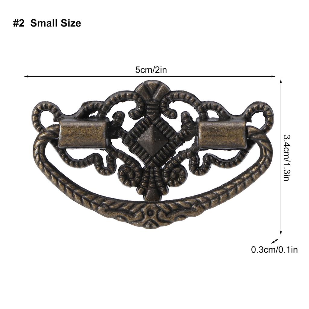 15 Sets Antique Handle Kitchen Cabinet Drawer Handle Pulls Zinc Alloy Cupboard Hardware Fitting