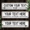Custom Vintage Aluminum Plaque Rustic She Shed Sign Personalized Garden Wall Art 40x10cm