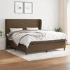 Maison Exclusive - Lattenrost mit Matratze Dunkelbraun 160x200 cm