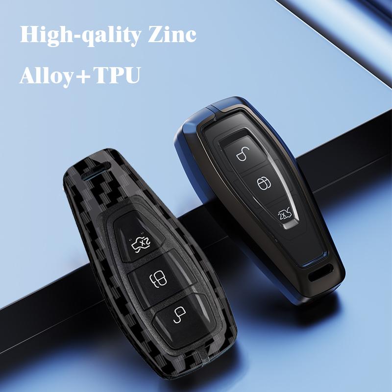 Car Key Pack For Ford St Line Fiesta Focus Mondeo Ecosport Kuga Puma Edge Escape Metallic Car Key Fob Case Accessories