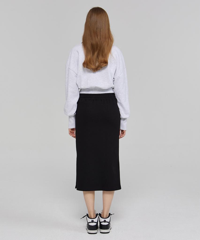 Awesome Studio Women'S Collar Contrast Crop Sweatshirt Grey White