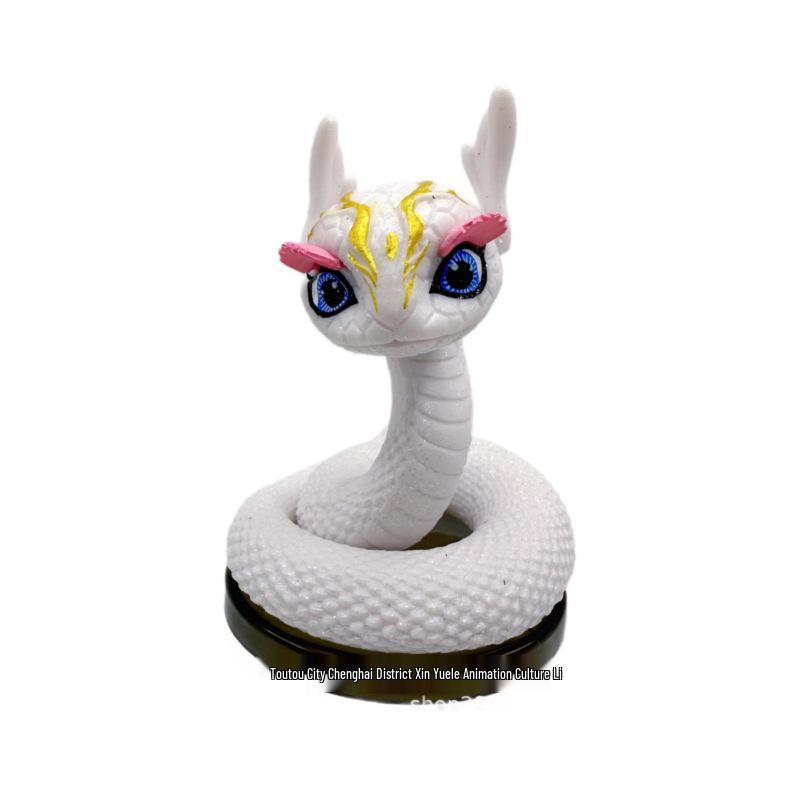 

Doupo Handcrafted Medusa Queen Snake Figurine - Anime Car Decor