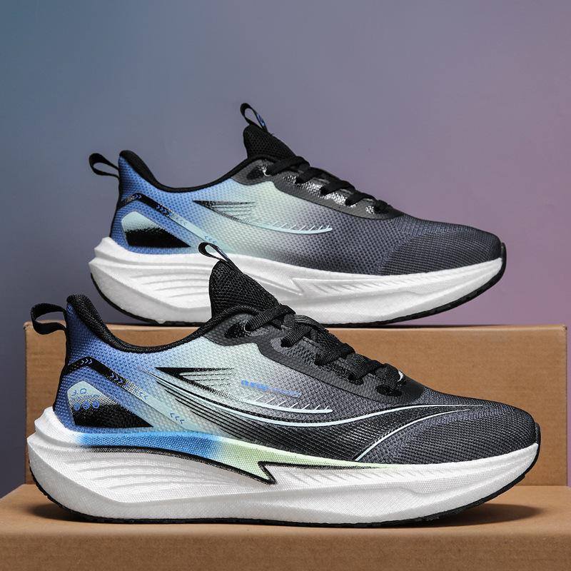 

Подростковые действительно взрывные кроссовки на мягкой подошве с карбоновой пластиной, мужские 2025 лето, легкие, дышащие, амортизирующие и нескользящие, для гонок и бега 44