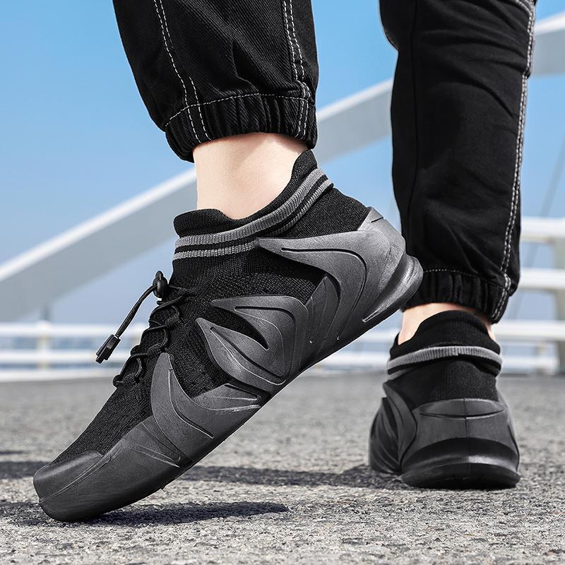 Men’s Sports Shoes Running Sneakers Students Jogging Shoes Green Lightweight Walking Socks Shoes Over Sized