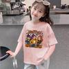 Kids Kpop Demon Hunters Children's T-Shirt Short Sleeve T-shirt Cute Kpop Demon Hunters Tiger Harajuku Tshirt for Boys Girls