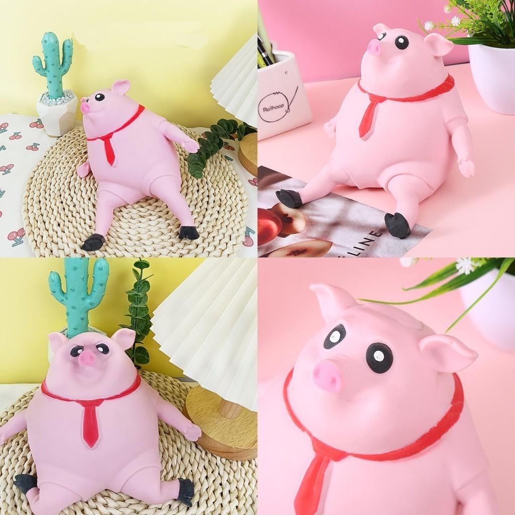 Cute And Stretchy Tpr Piggy Toy With Memory Sand For Sensory Play